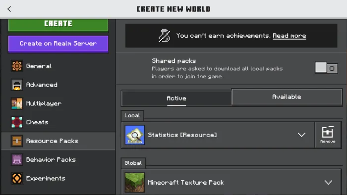 Resource Pack Installation