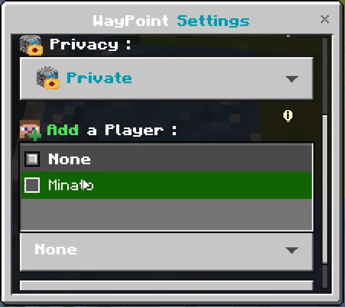 Way Point Settings 2